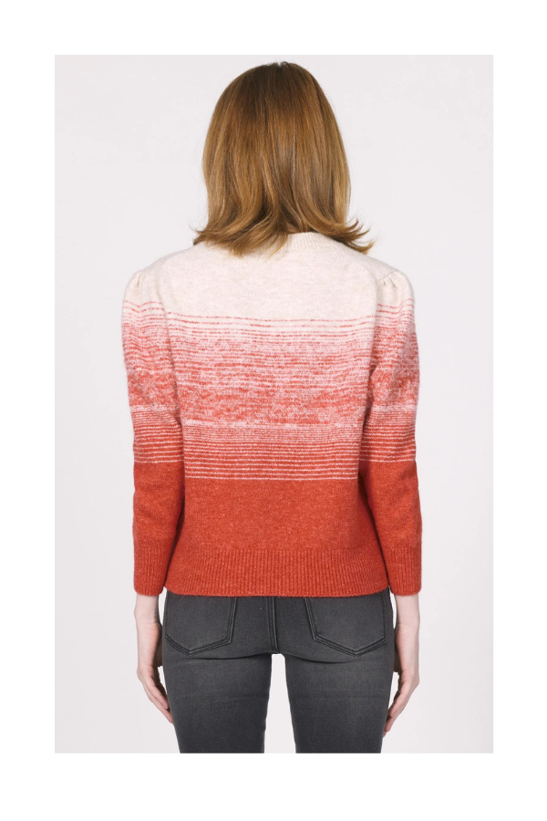 Zyla Sweater in Candy Apple Ombre