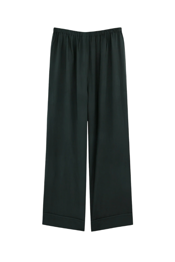 Baden Silk Pant in Black