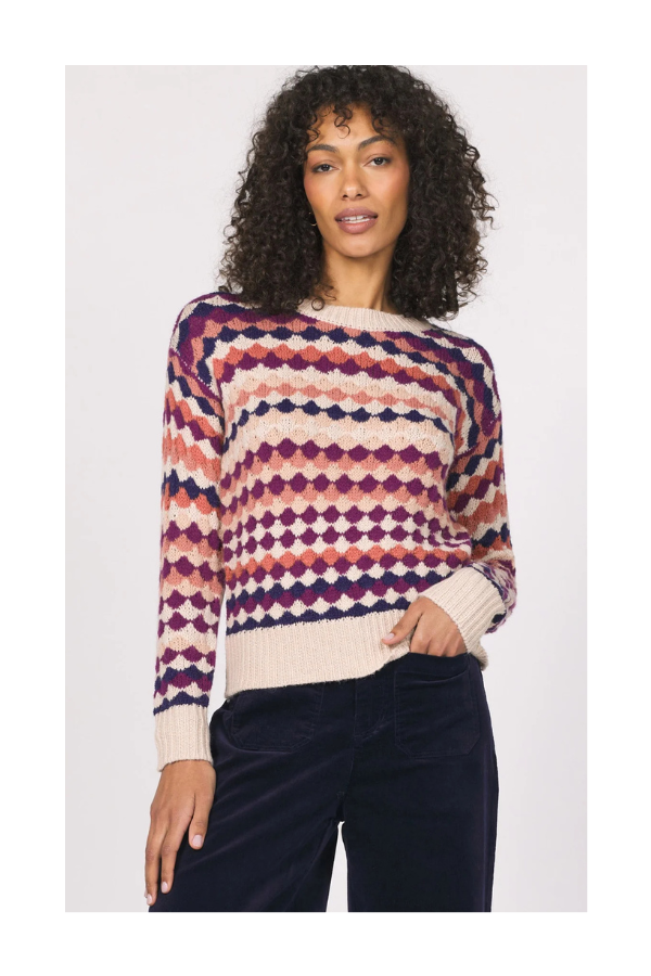 Fabienne Sweater in Midnight Berry Mix