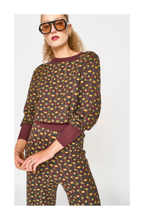 Bozeman Pullover in Baccara