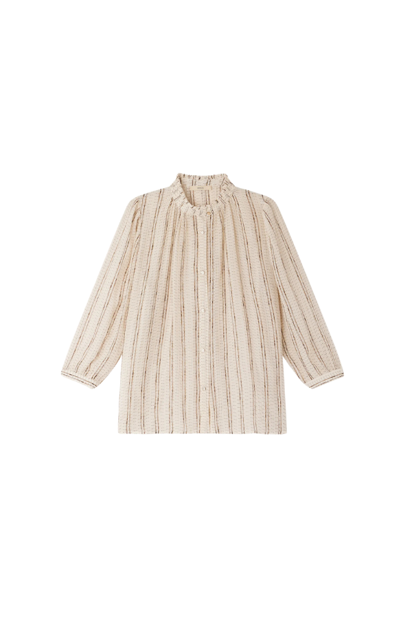 Lylee Top in Whip Plum Ikat