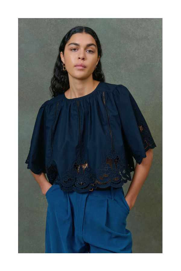 Louviana Blouse in Black