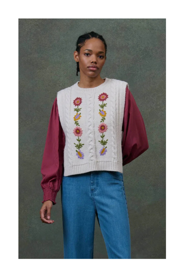 Adela Jumper in Cream