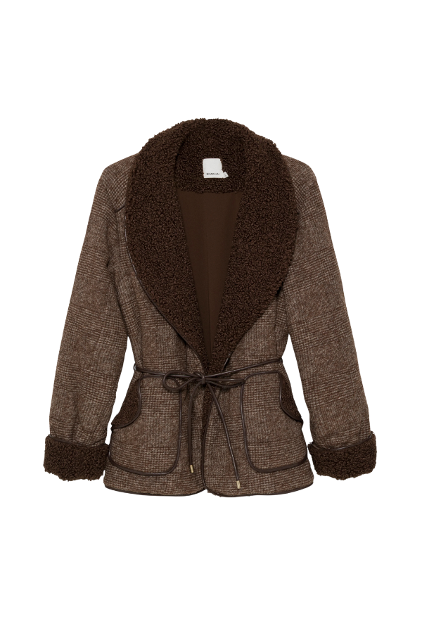 Rorie Quilted Jacket in Chocolate