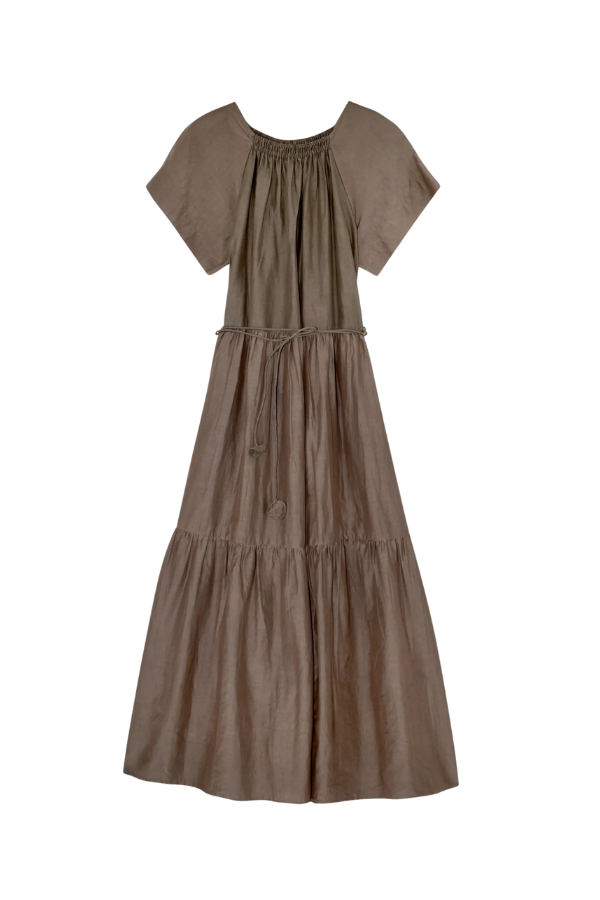 Vienna Maxi Dress in Walnut