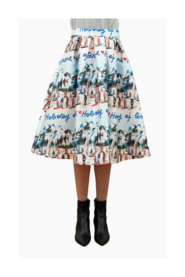 Ski Slope Skirt in Holy Love