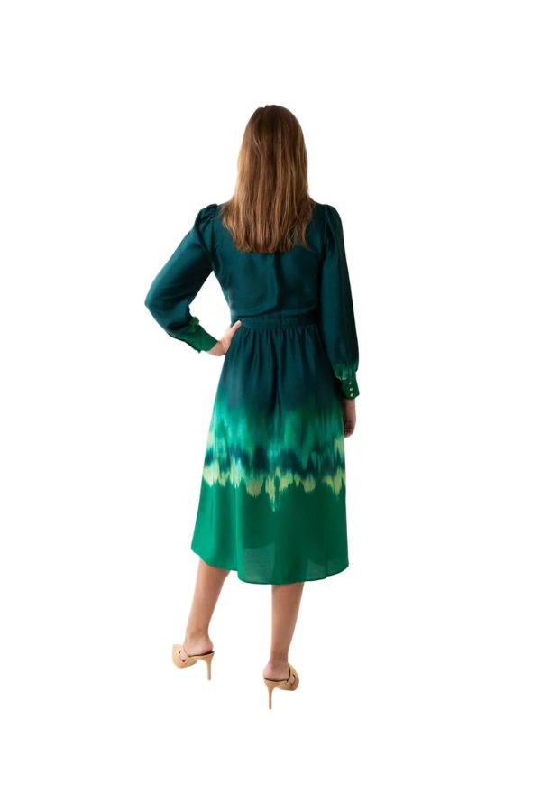 Calipso dress in Vert