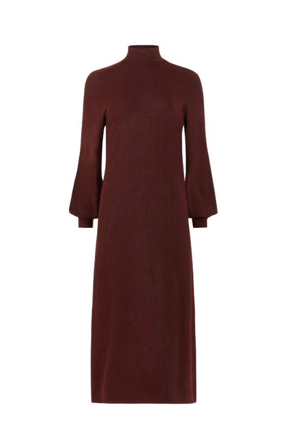 Misha Dress in Bordeaux