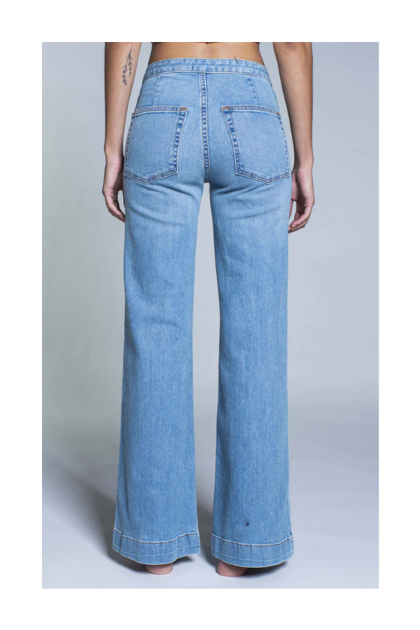 Brick House Wide Leg Dynomite in Harbour