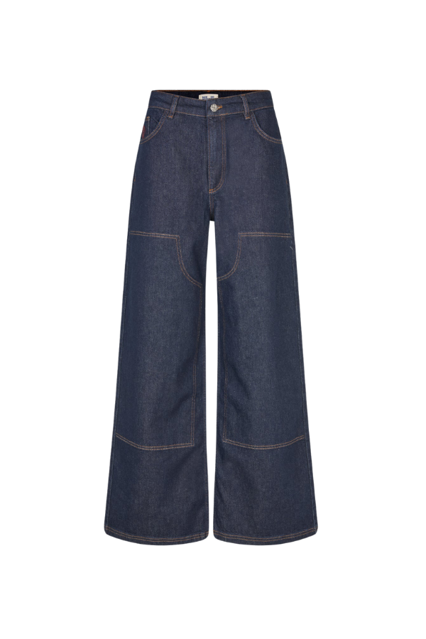 Namra Jeans in Dark Denim Wash