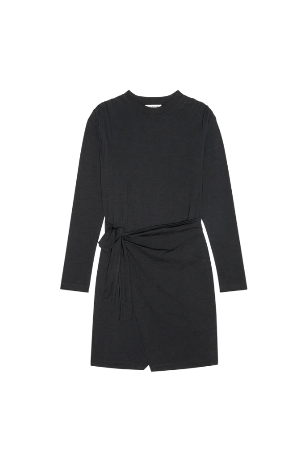 Taylor Wrap Dress in Black