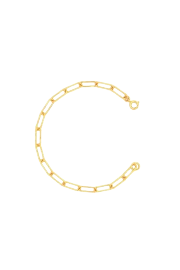 Fine Drawn Chain Bracelet in Gold