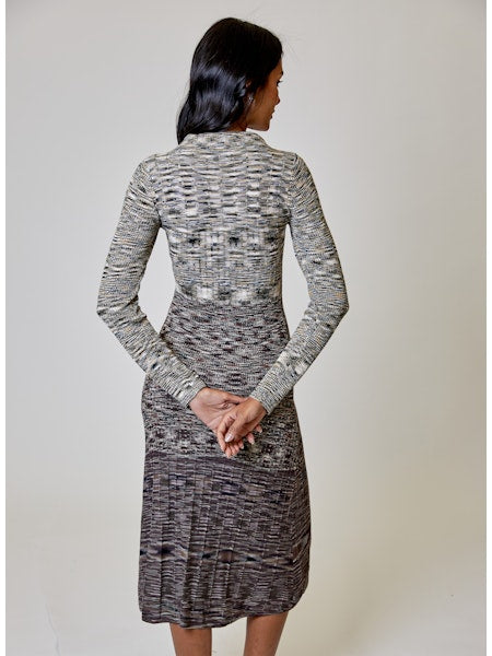 Spacedye Dress in Neutral Spacedye