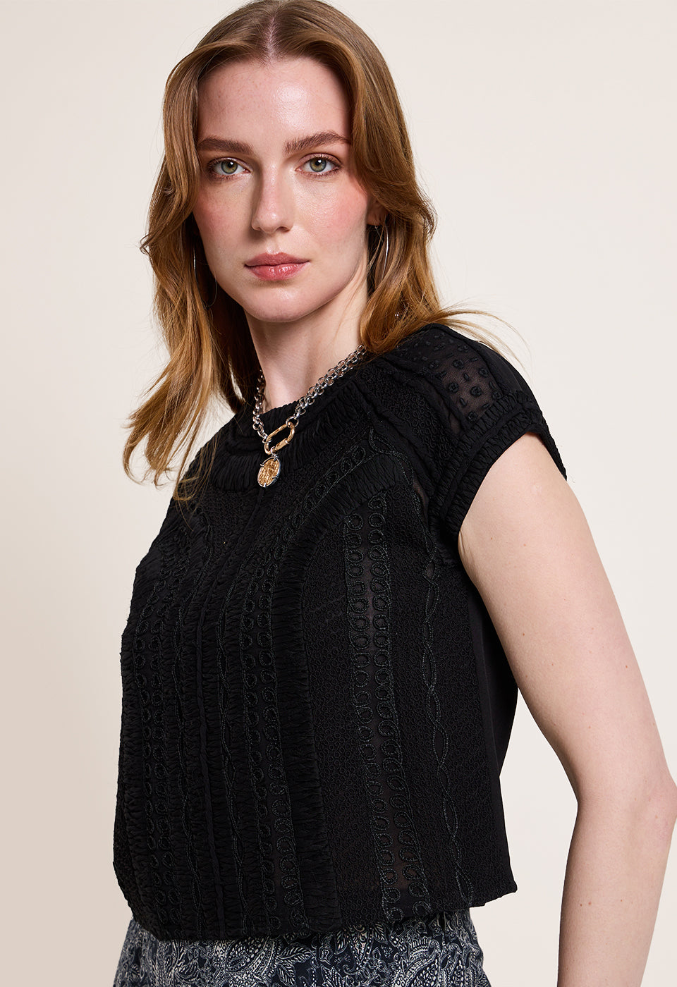 Cyril Top in Onyx Black