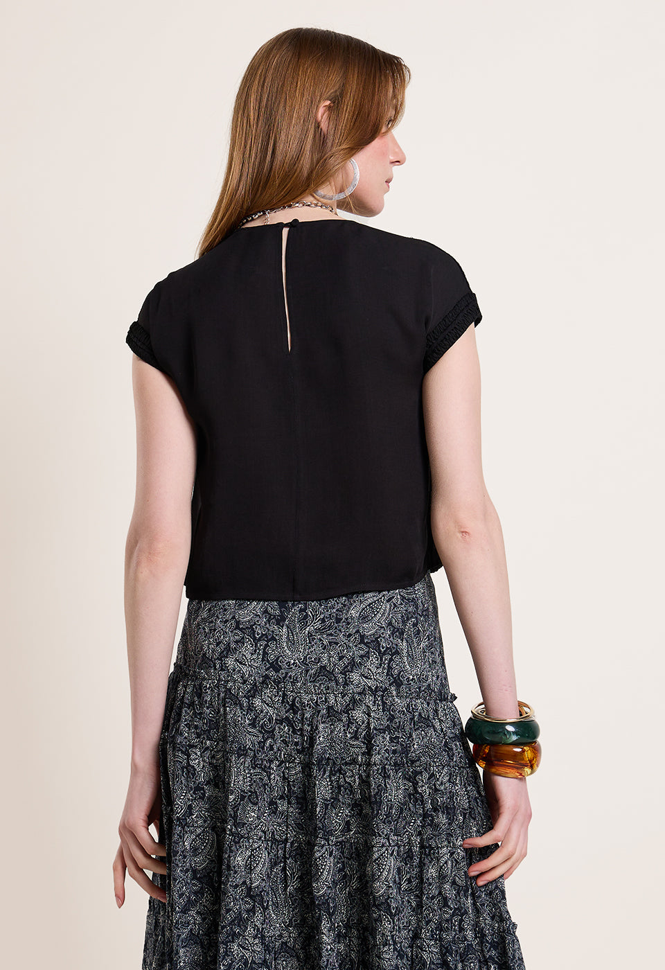 Cyril Top in Onyx Black