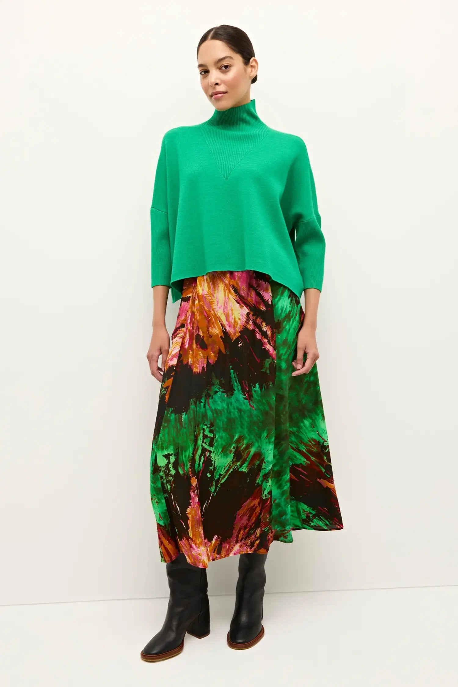 Claudie Popover in Green