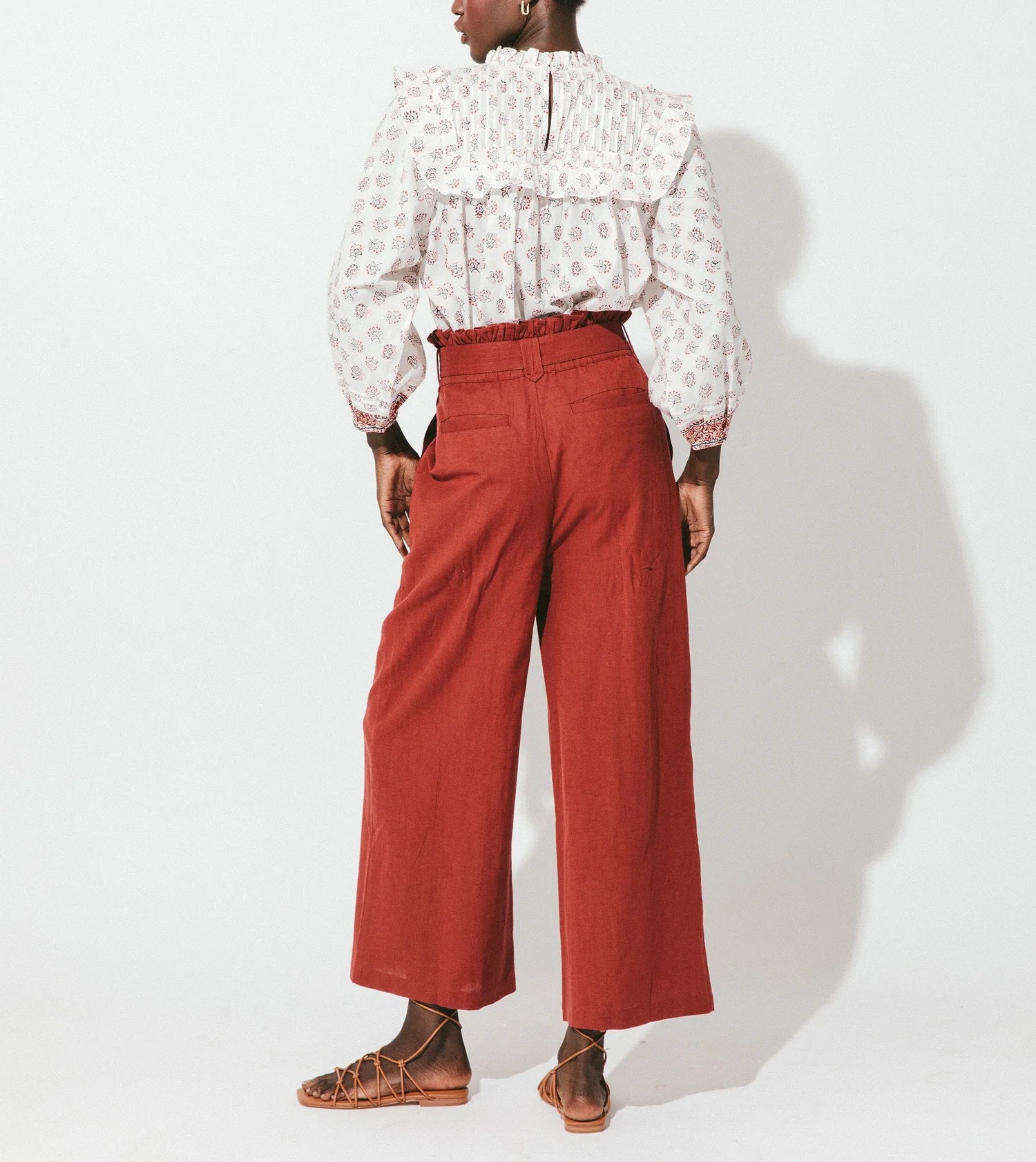 Althea Pant in Vintage Rust