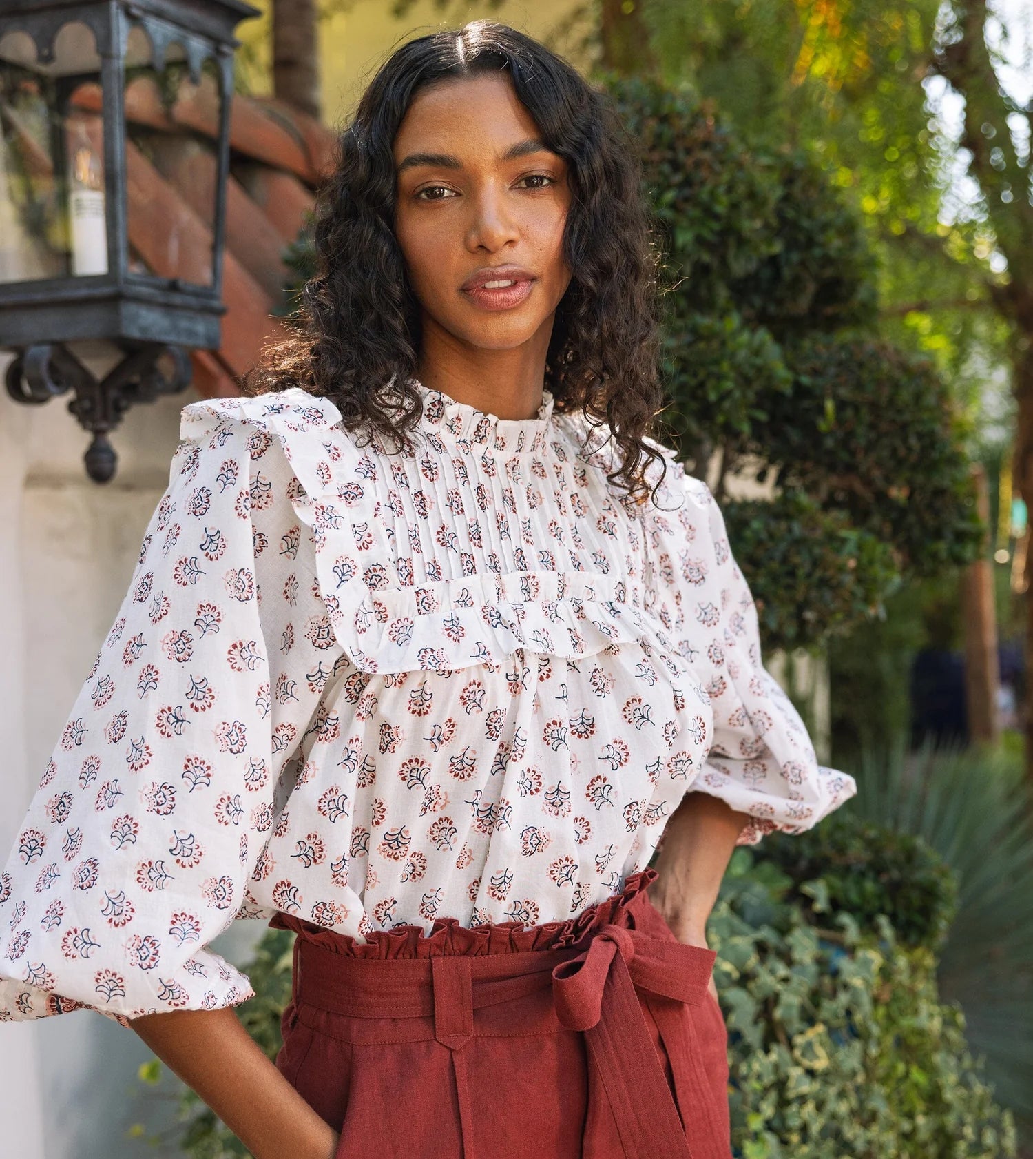 Vanna Blouse in Belize Blossom