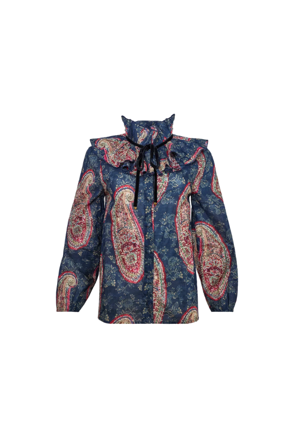 Eloise Top in Twilight Paisley