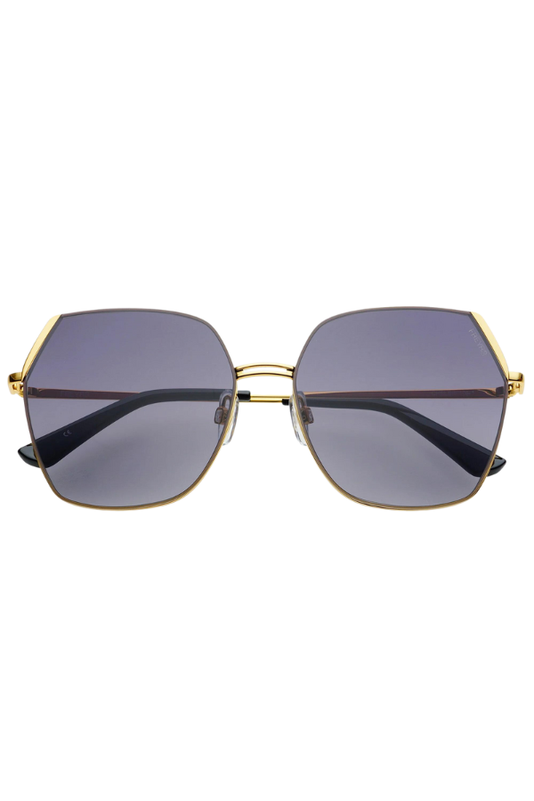 Chelsie Sunglasses in Gold/Gray