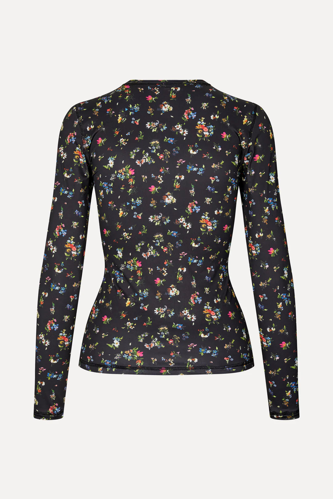 Elastic Long Sleeve Top in Magnolia Garden