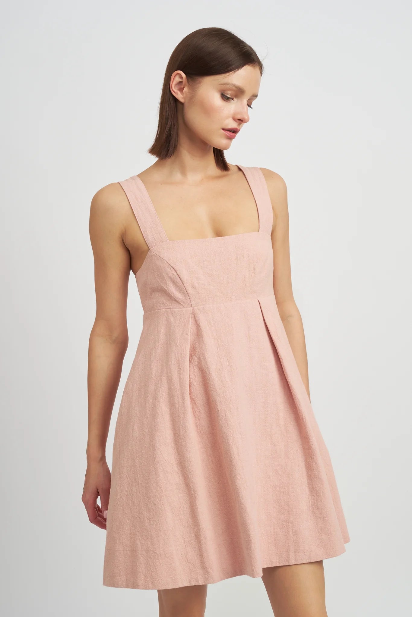 Macey Mini Dress in Blush