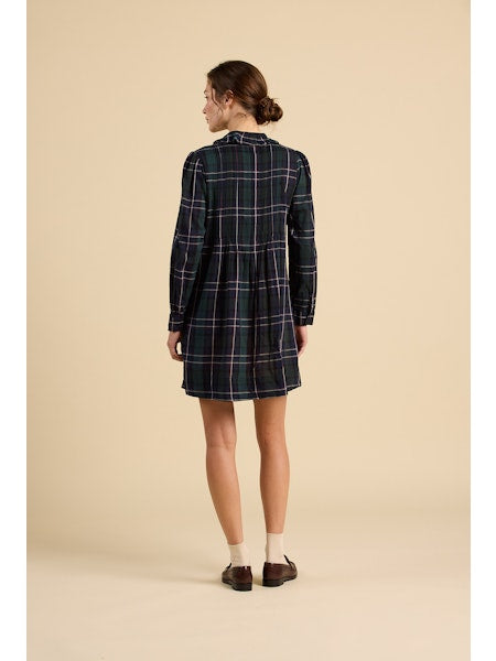 Olive Dress in Windsor Plaid