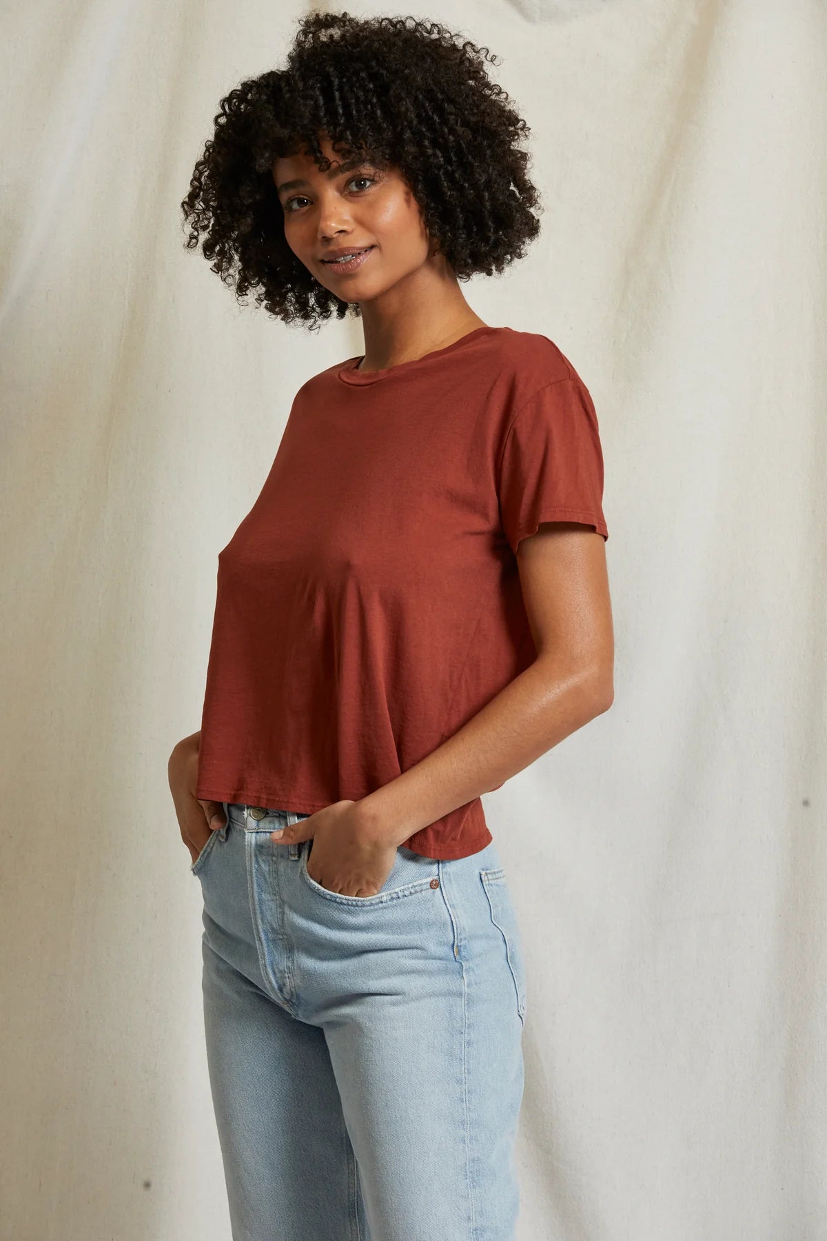 Harley Tee in Russet