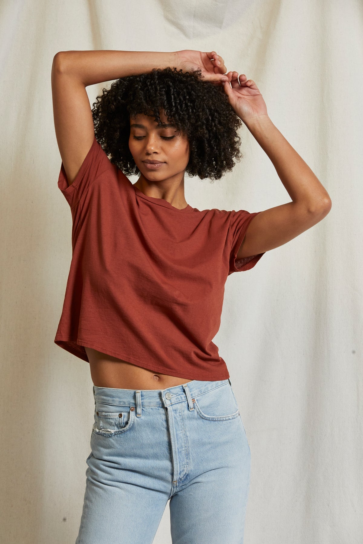 Harley Tee in Russet