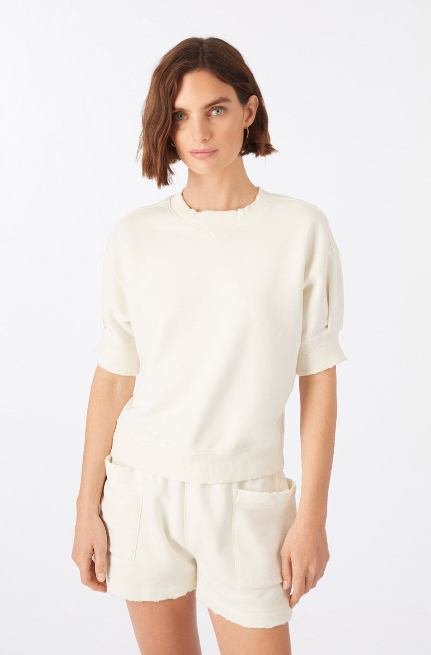 Eileen Sweatshirt in eggshell