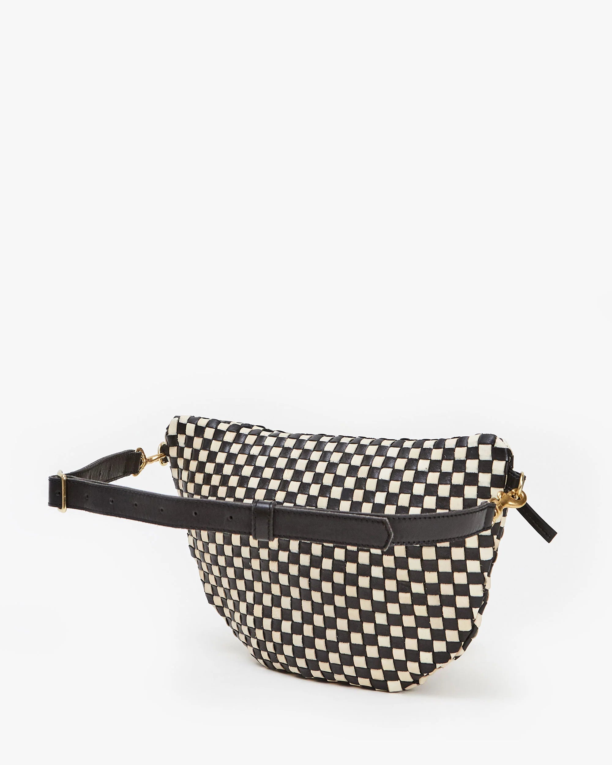 Grande Fanny in Black & Cream Woven Checker