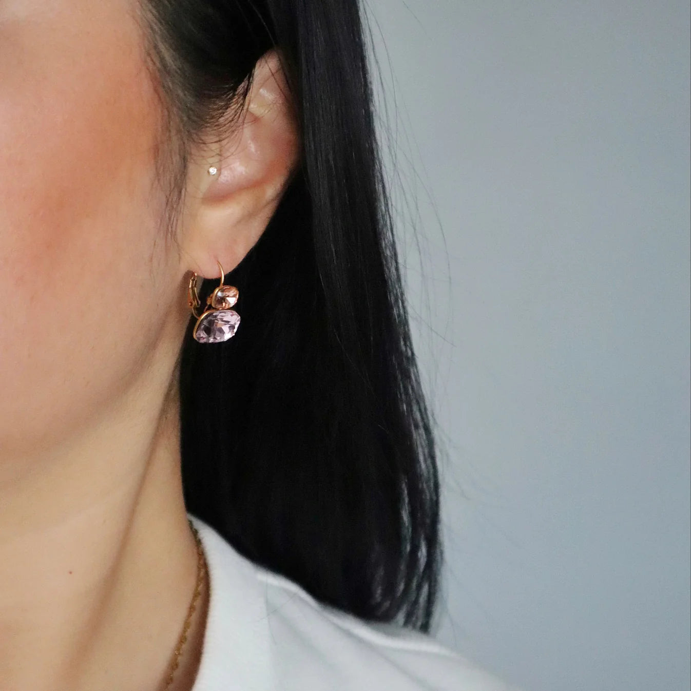 Blush Aura Earring