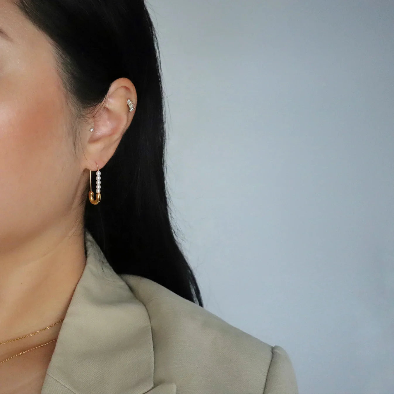 Safety Pin Earring