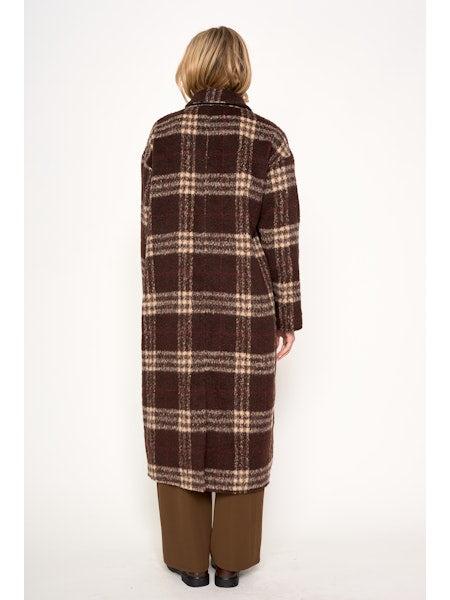 Ginny Coat in Latte Brown