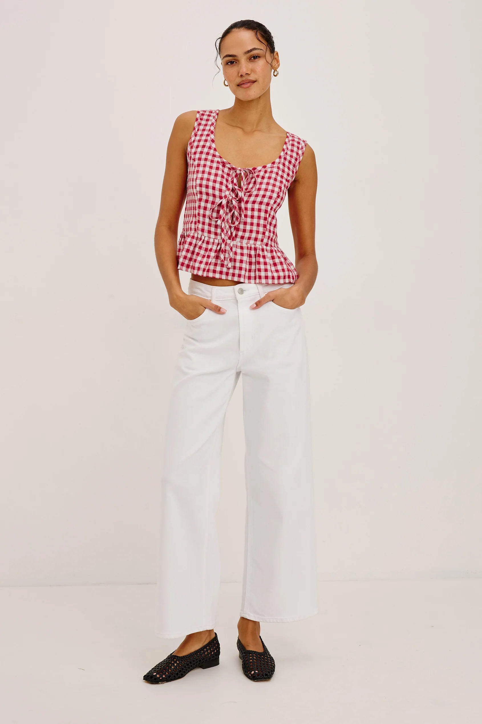 Jonah Top in Picnic Check