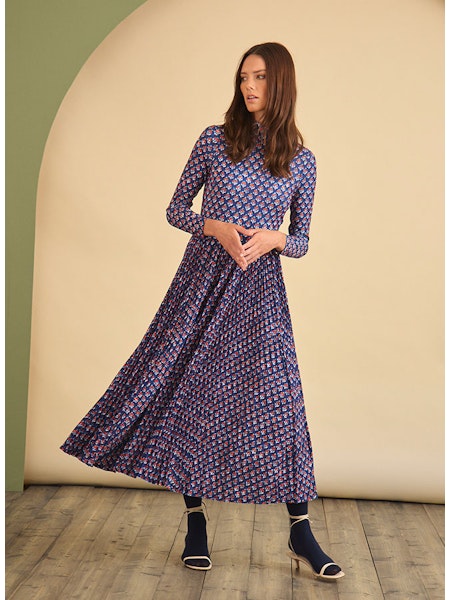 Sabine Dress in Autumn Fleur