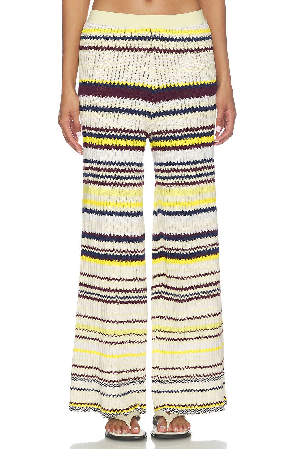 Farrah Pant in Yolk Multi