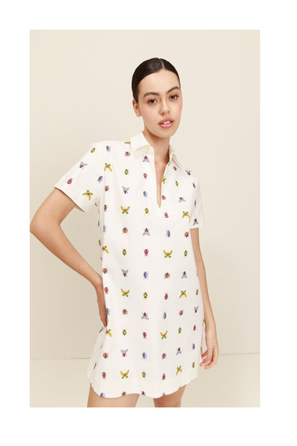 Wasp Dress in Ivory