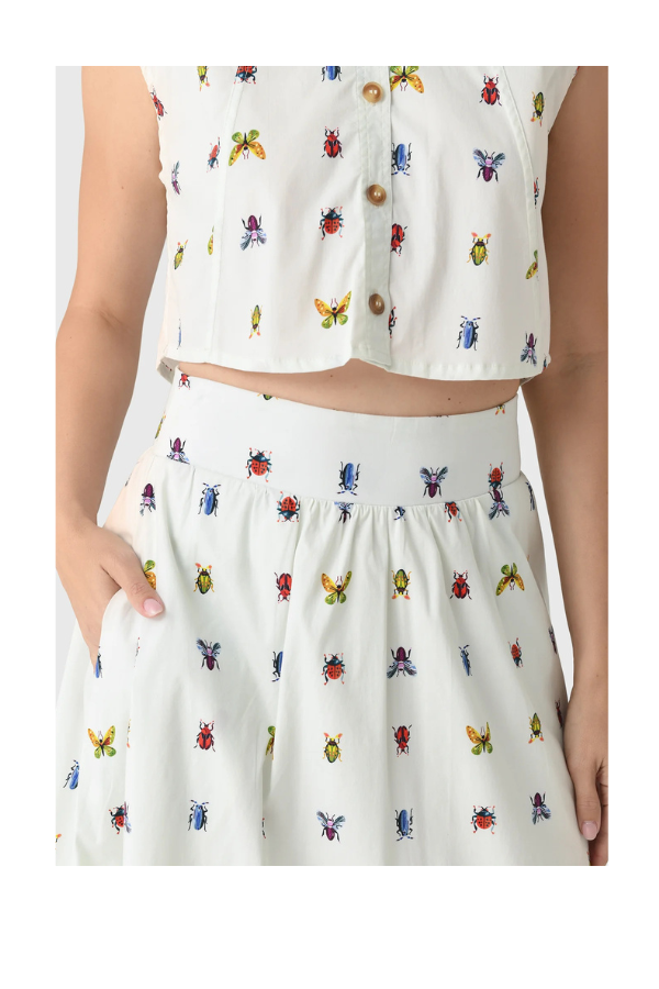 Firefly Skirt in Ivory