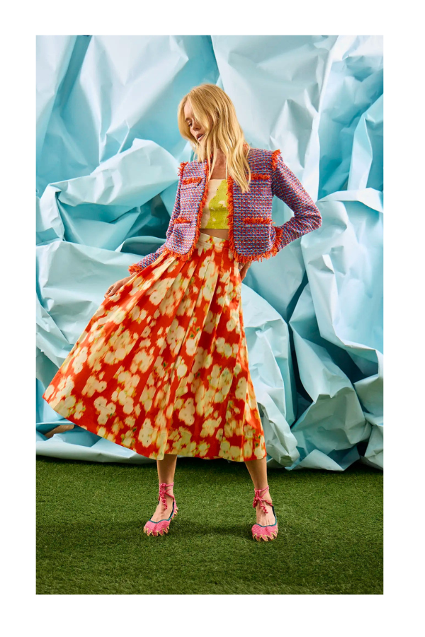 Coco Jacket in Mariner Tweed