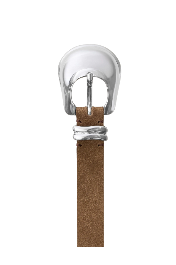 Rodeo Belt in Brown Suede