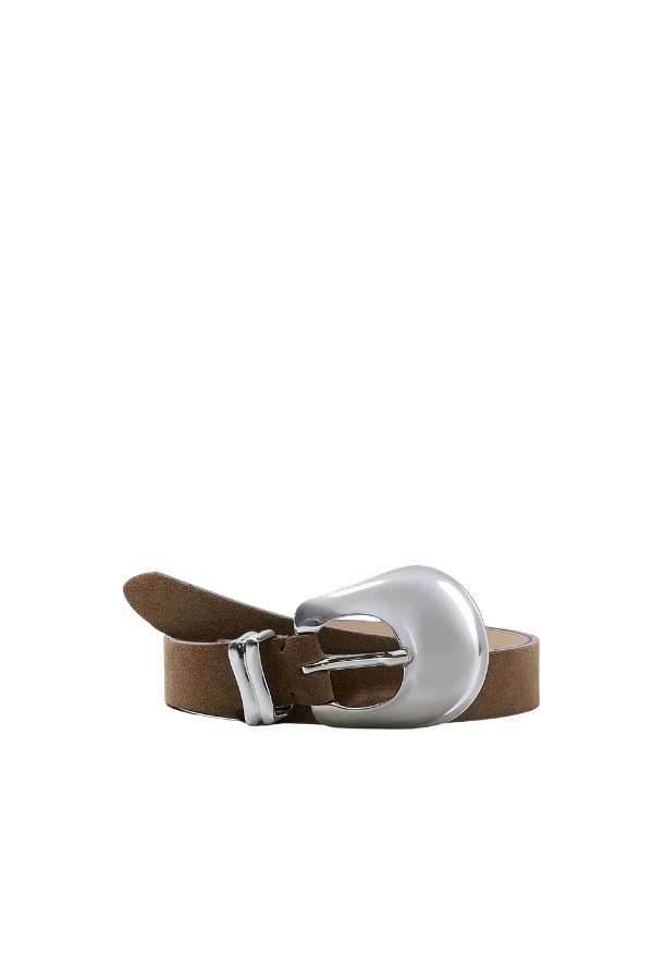 Rodeo Belt in Brown Suede