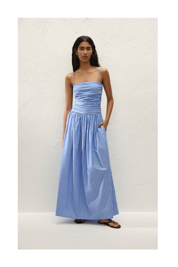 Portlligat Maxi Dress in Joao Stripe