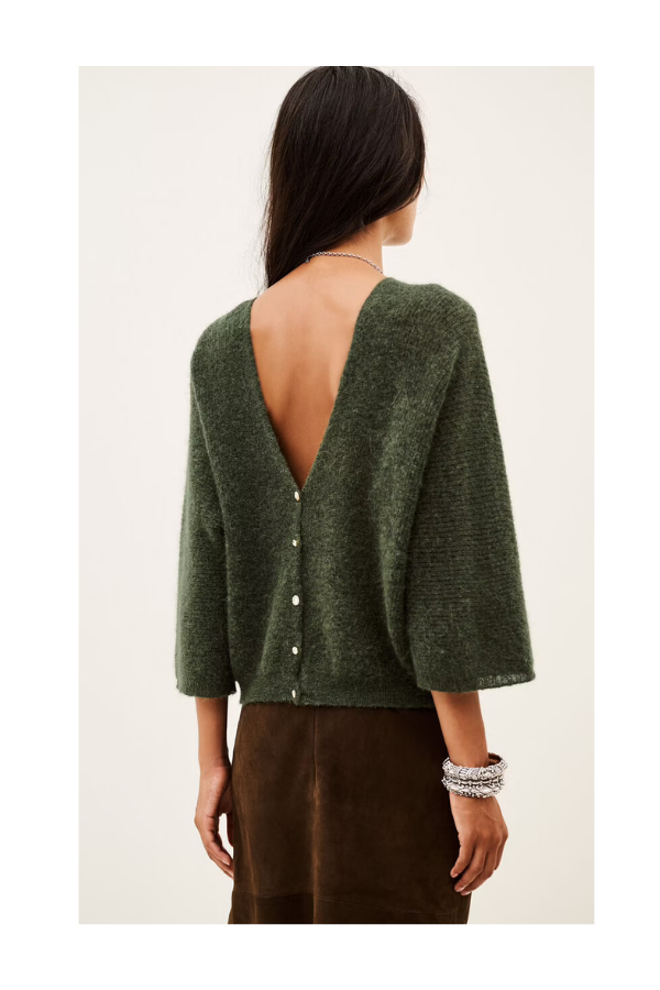 Cardigan Isaac in Kaki