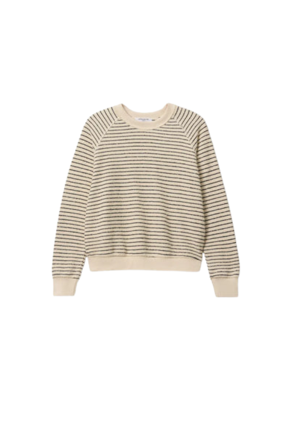 Alexi Sweatshirt in Natural/ Charcoal
