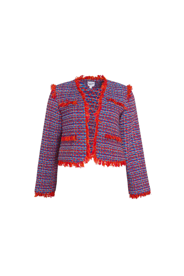 Coco Jacket in Mariner Tweed