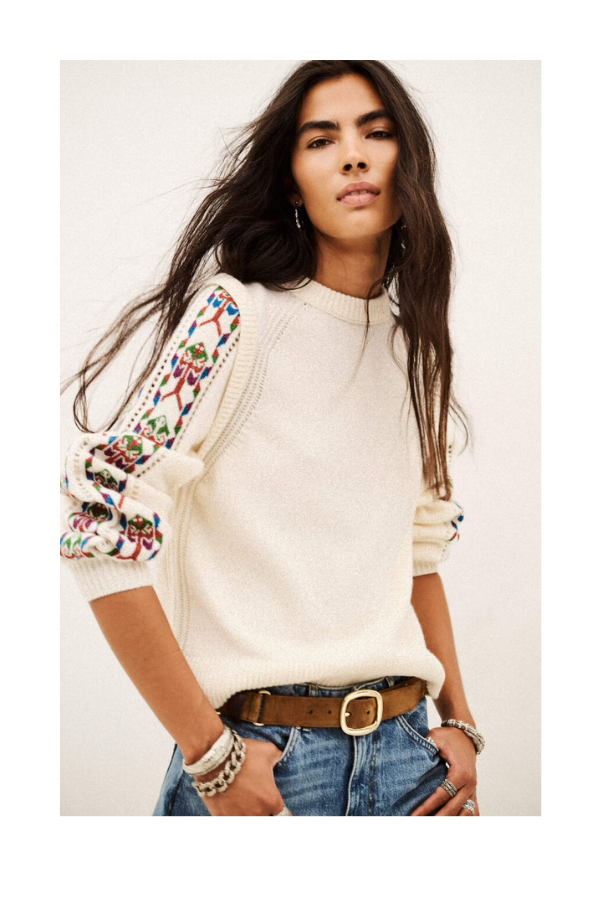 Jumper Elda in Ecru