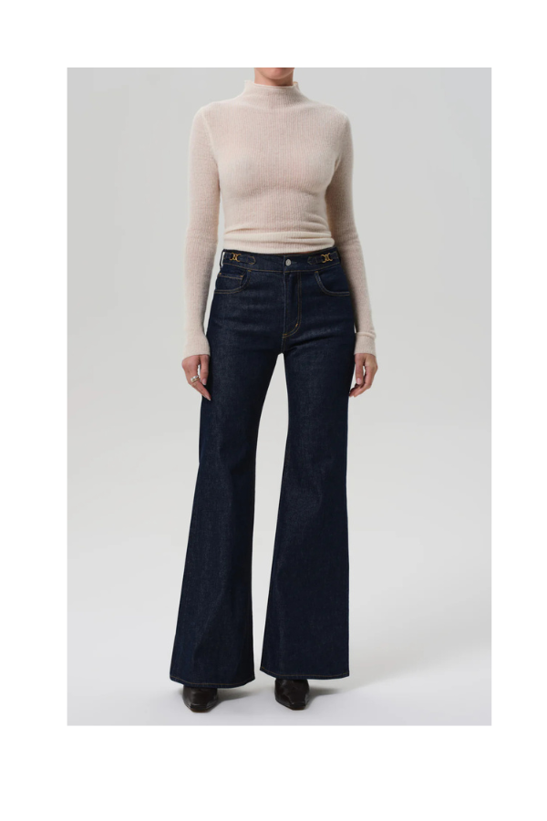 Kimberly Flare with Horsebit in Helia