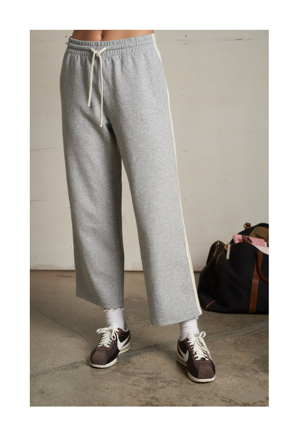Claud Travel Track Pant in Heather Grey
