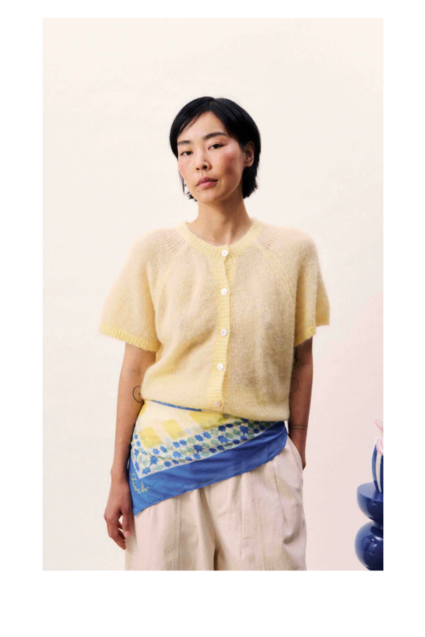 Plitvice Scarf in Bleu Azur